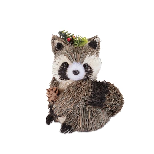 Melrose Holiday Raccoon Shelf Sitter Set